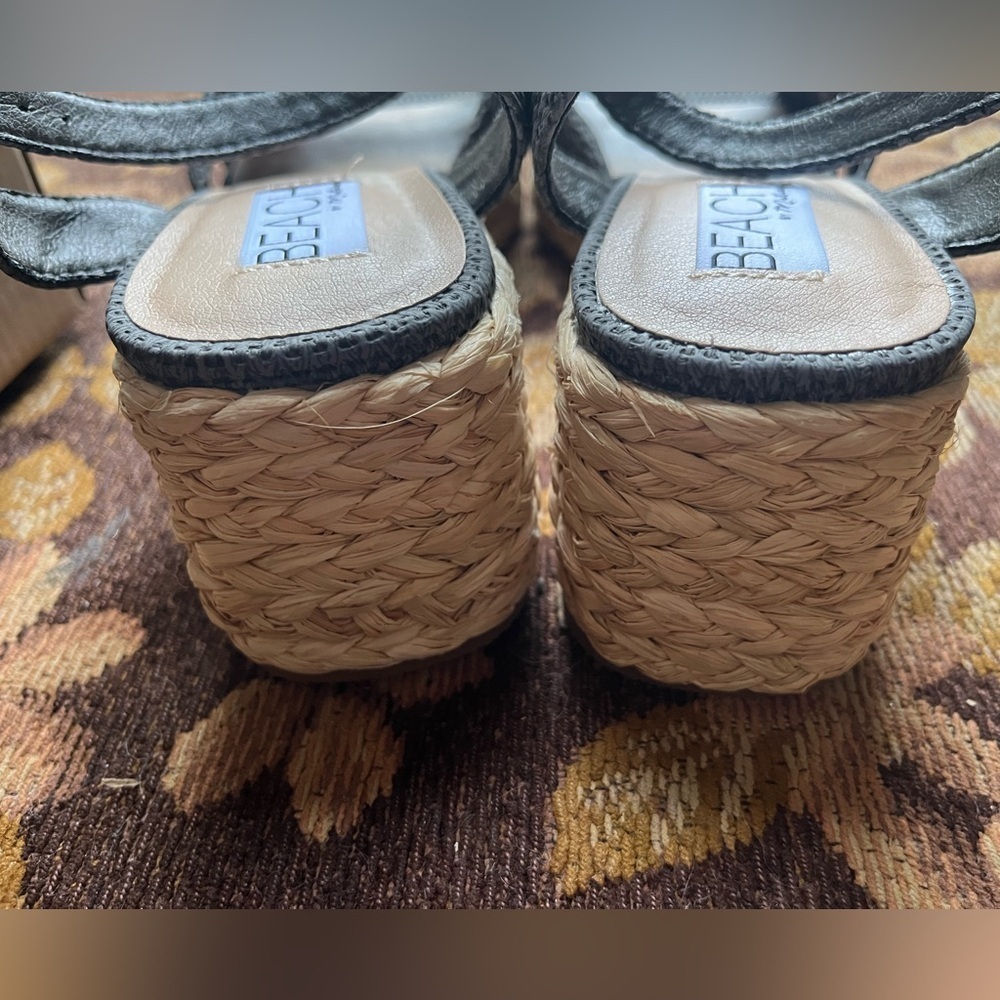 New! Beach by Matisse “Ibiza” Style Gray Woven Sandals various sizes - Picture 5 of 15